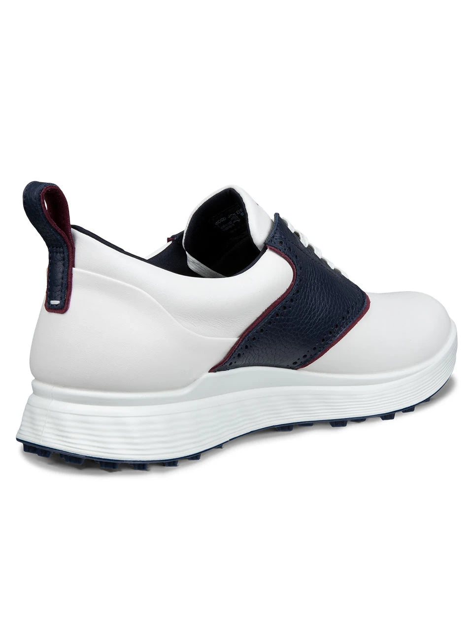 Ecco M S-Casual Golf Shoes - White/Navy