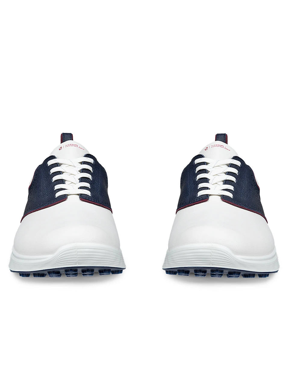 Ecco M S-Casual Golf Shoes - White/Navy