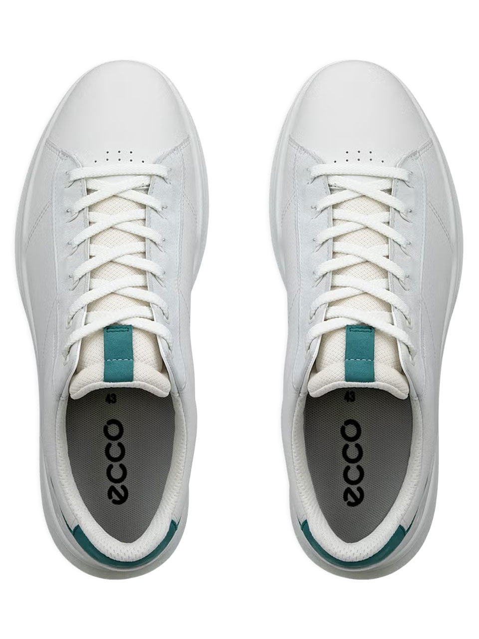 Ecco M Street Vibe Golf Shoes - White/Baygreen