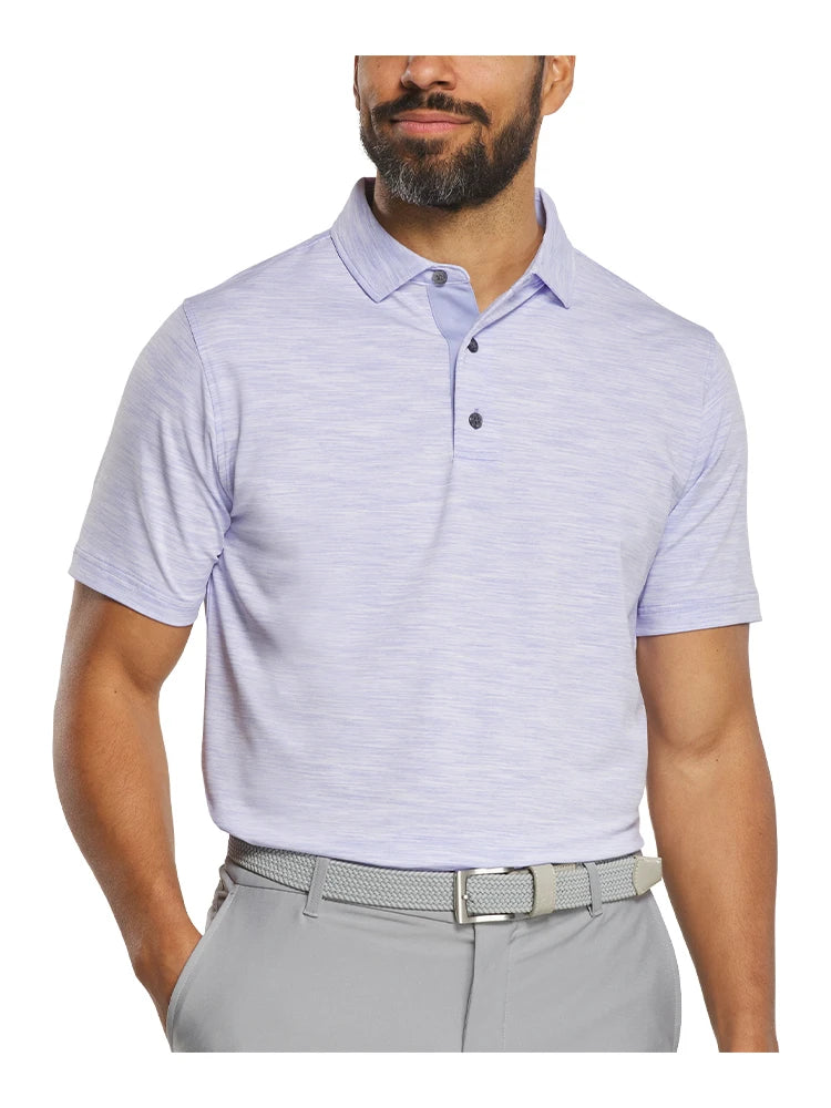FootJoy Space Dye Lisle Polo Shirt (Athletic Fit) - Periwinkle