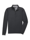 FootJoy Tonal Deco Diamond 1/4 Zip Midlayer (Athletic Fit) - Black