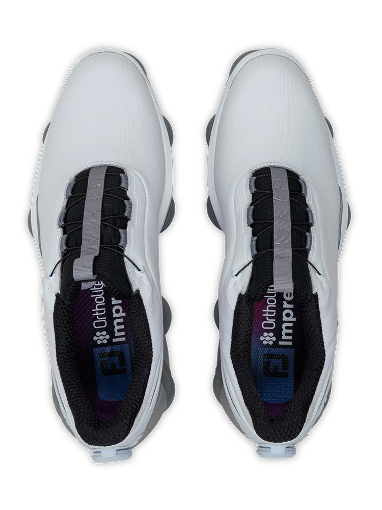 FootJoy Tour Alpha BOA Golf Shoes - White/Black/Blue