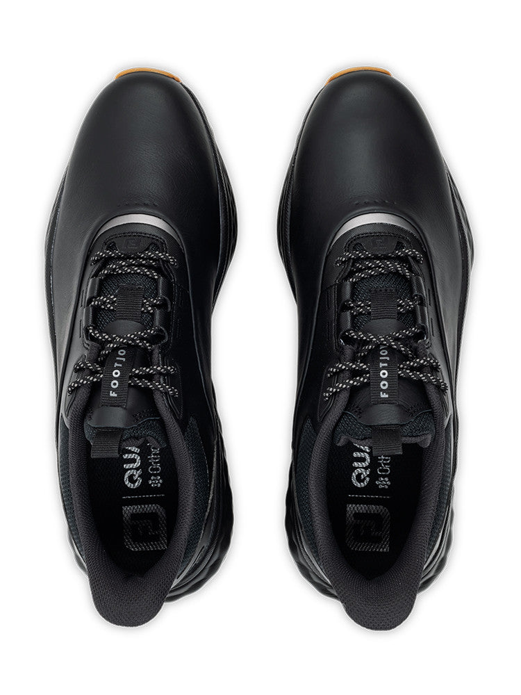 FootJoy Quantum Leather Golf Shoes - Black