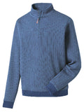 FootJoy Drop Needle Pullover - Twilight Blue