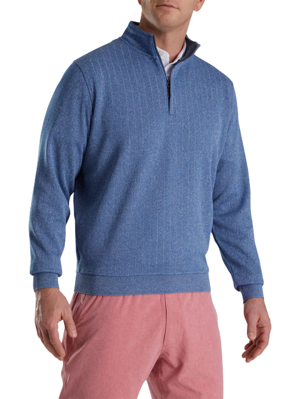FootJoy Drop Needle Pullover - Twilight Blue