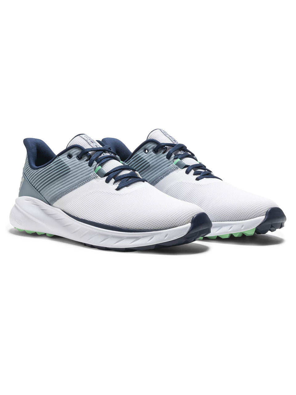 FootJoy Flex Athletic Golf Shoes - White/Blue