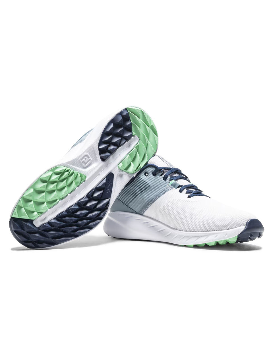 FootJoy Flex Athletic Golf Shoes - White/Blue
