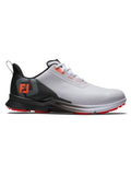 FootJoy Fuel Golf Shoes - White/Black/Coral
