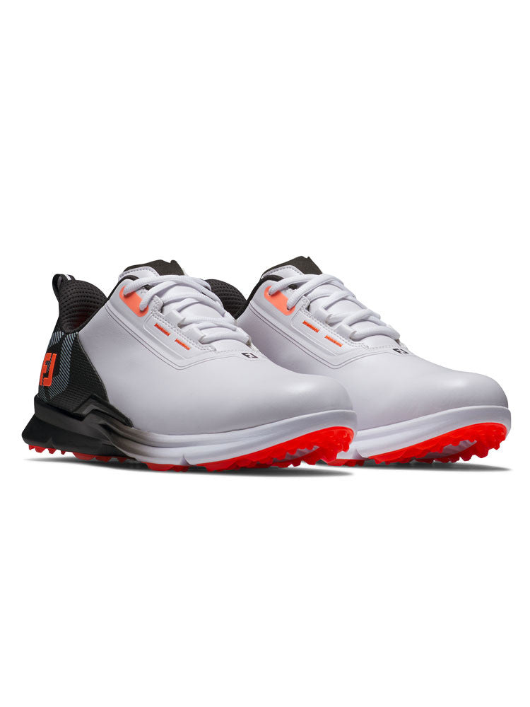FootJoy Fuel Golf Shoes - White/Black/Coral