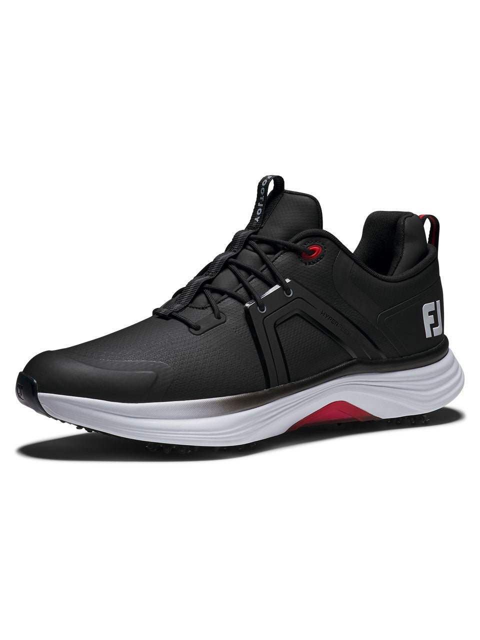 FootJoy HyperFlex Golf Shoes - Black/White/Red