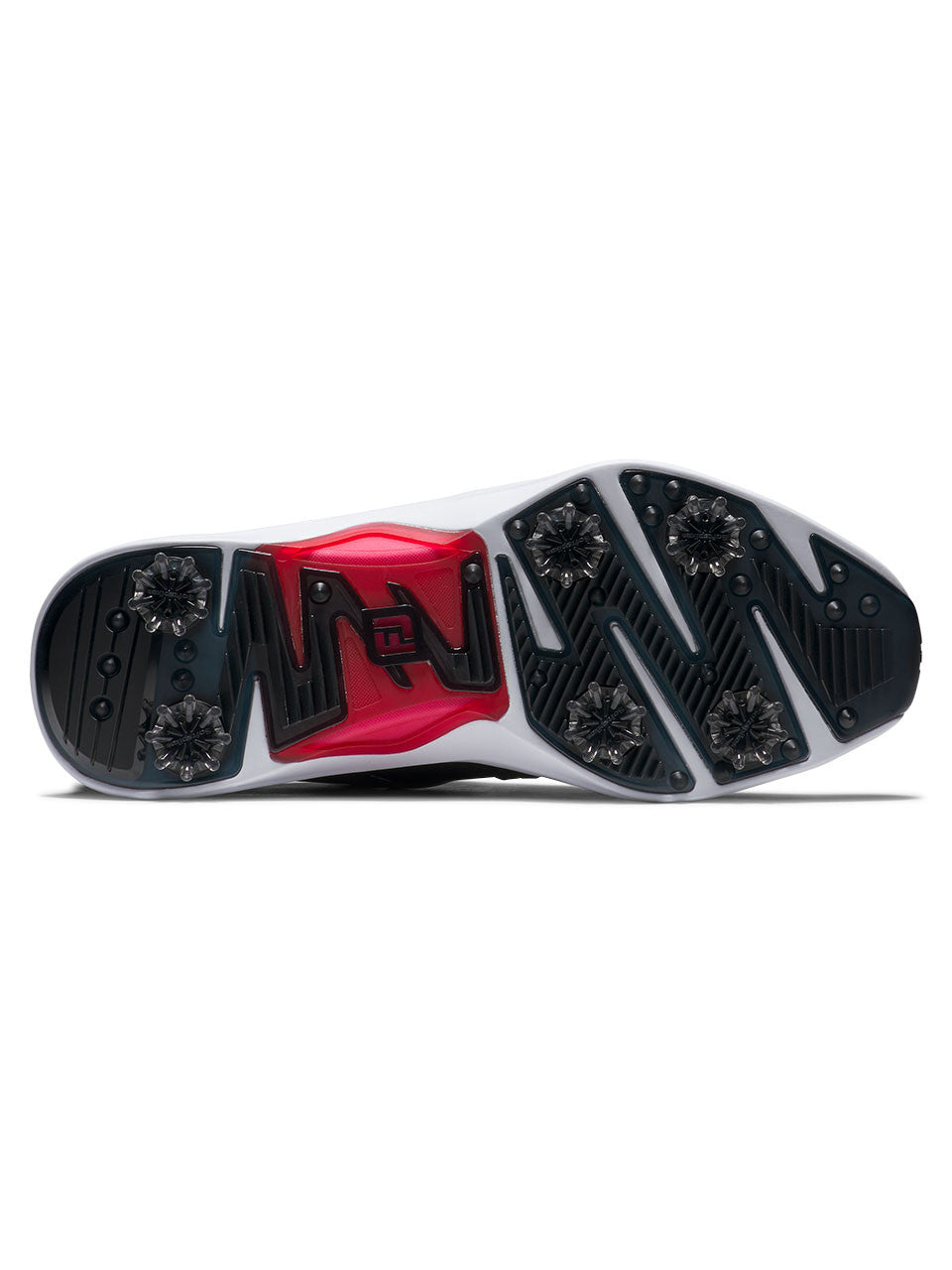 FootJoy HyperFlex Golf Shoes - Black/White/Red