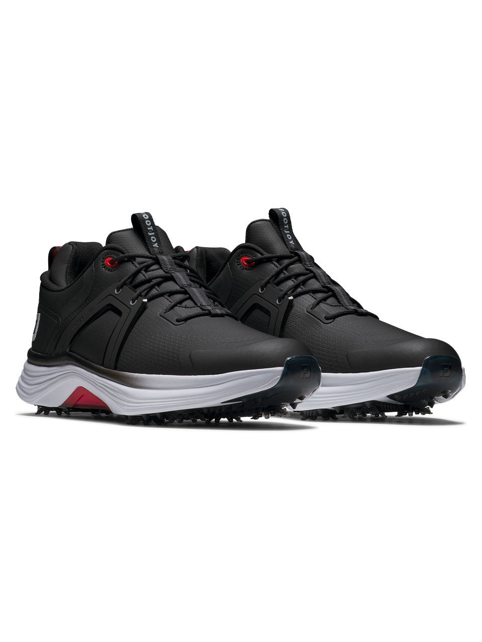 FootJoy HyperFlex Golf Shoes - Black/White/Red