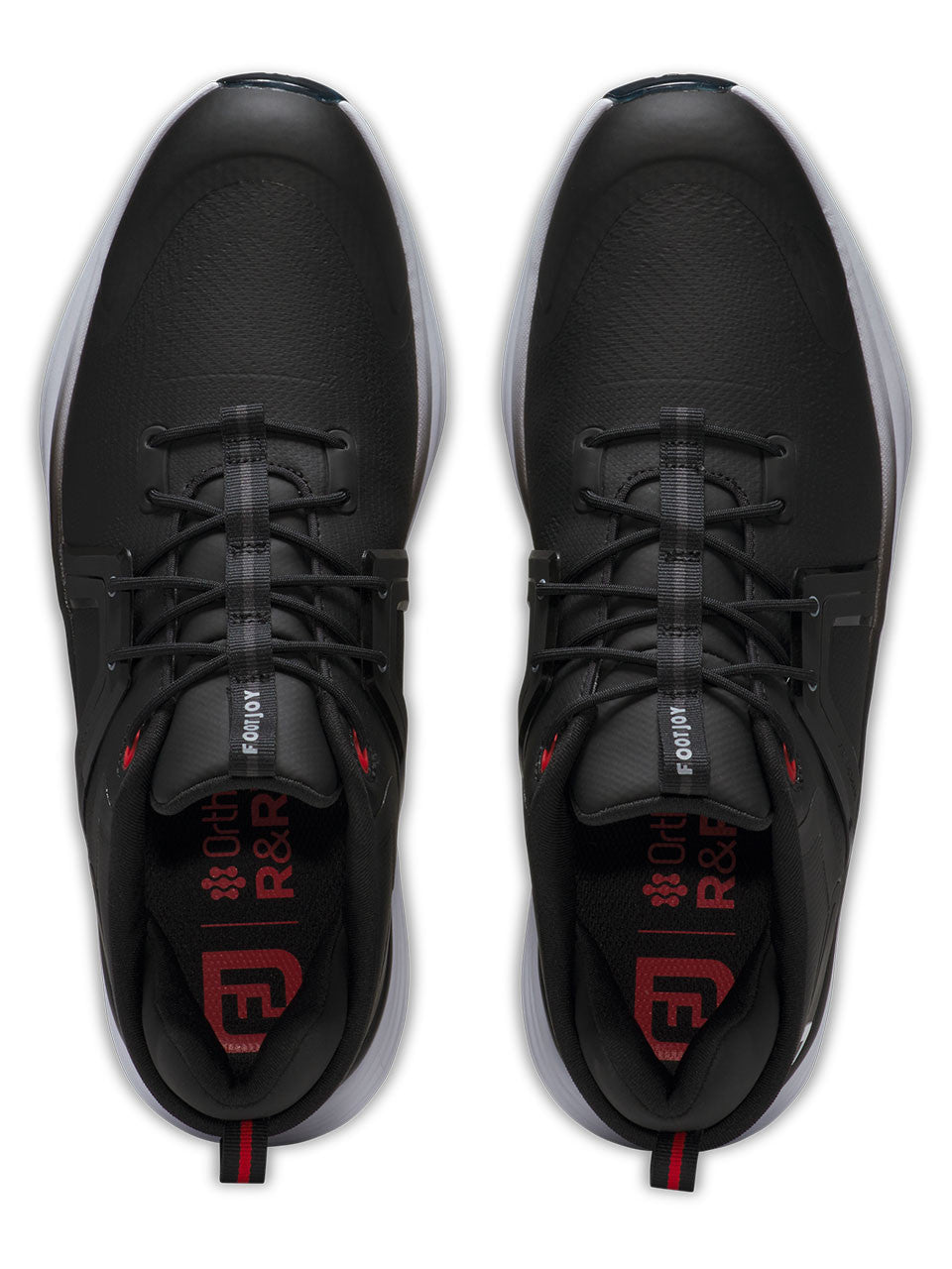 FootJoy HyperFlex Golf Shoes - Black/White/Red