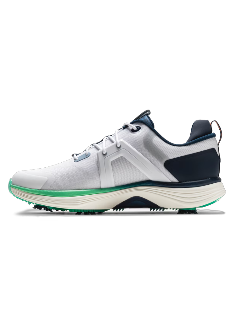 FootJoy HyperFlex Golf Shoes - White/Navy/Green