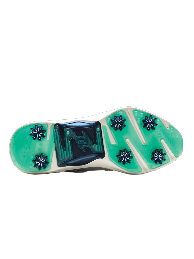FootJoy HyperFlex Golf Shoes - White/Navy/Green