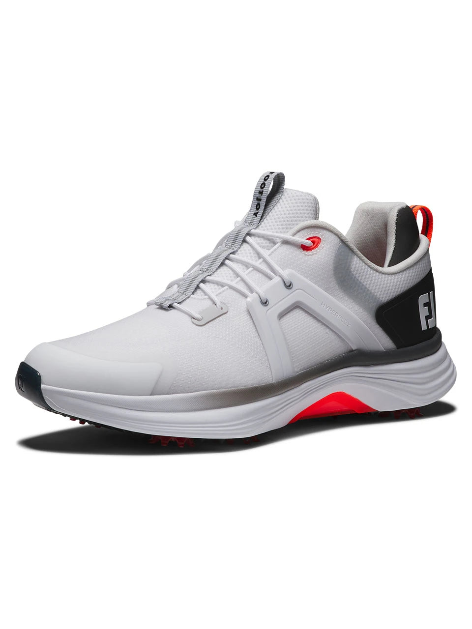 FootJoy HyperFlex Golf Shoes - White/Black/Red