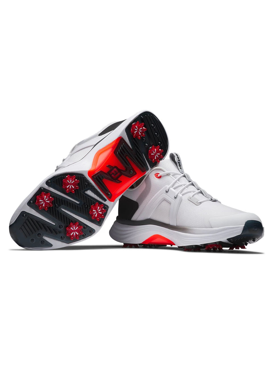 FootJoy HyperFlex Golf Shoes - White/Black/Red