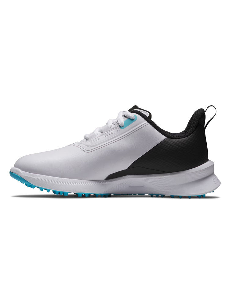 FootJoy Junior Fuel Golf Shoes - White/Black