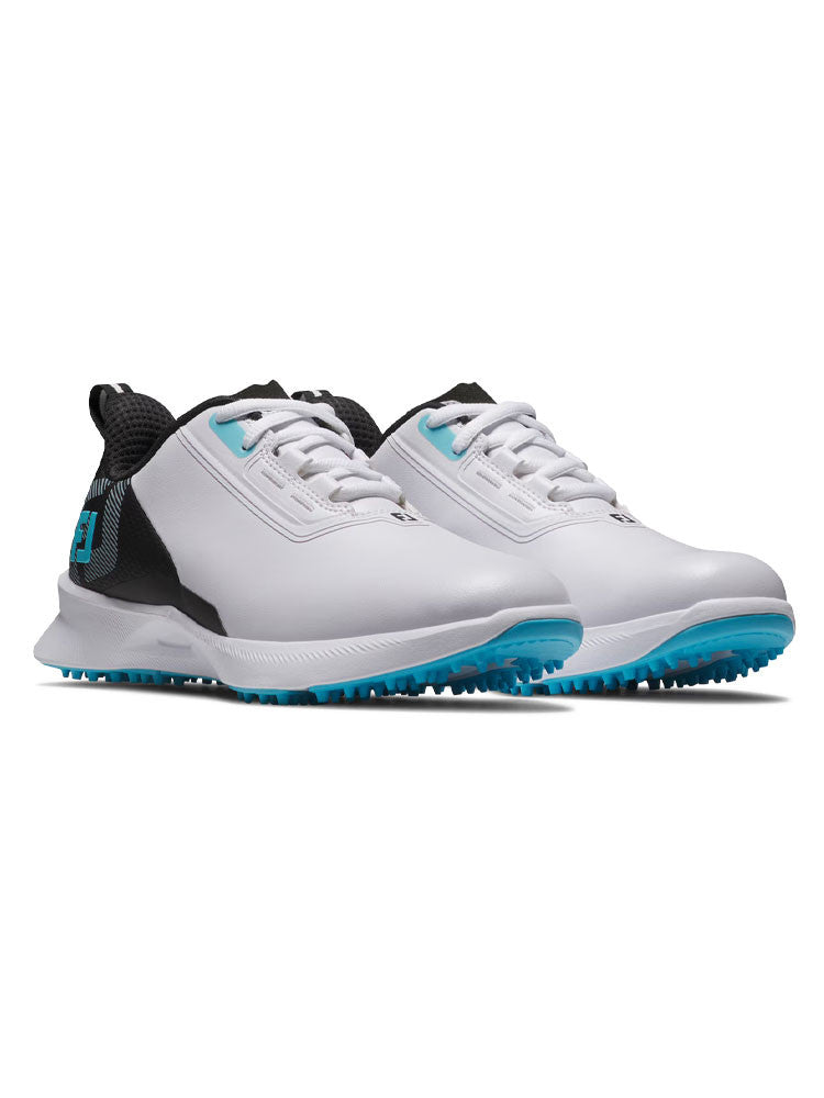FootJoy Junior Fuel Golf Shoes - White/Black