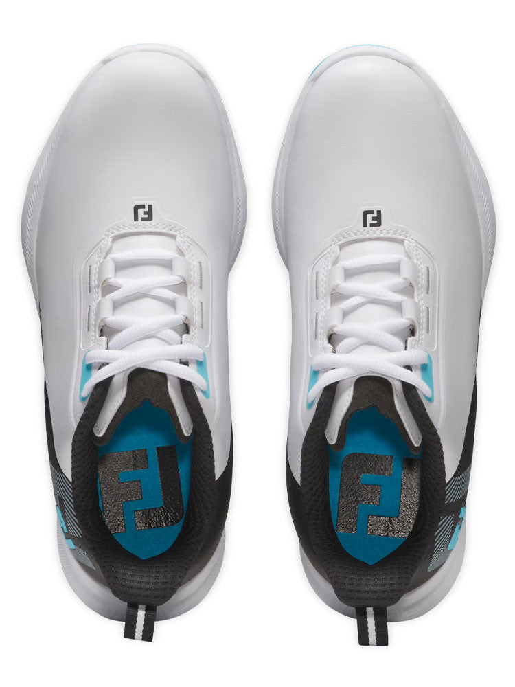 FootJoy Junior Fuel Golf Shoes - White/Black