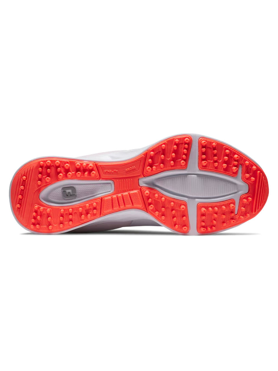 FootJoy Junior Girls Fuel Golf Shoes - White/Pink/Coral