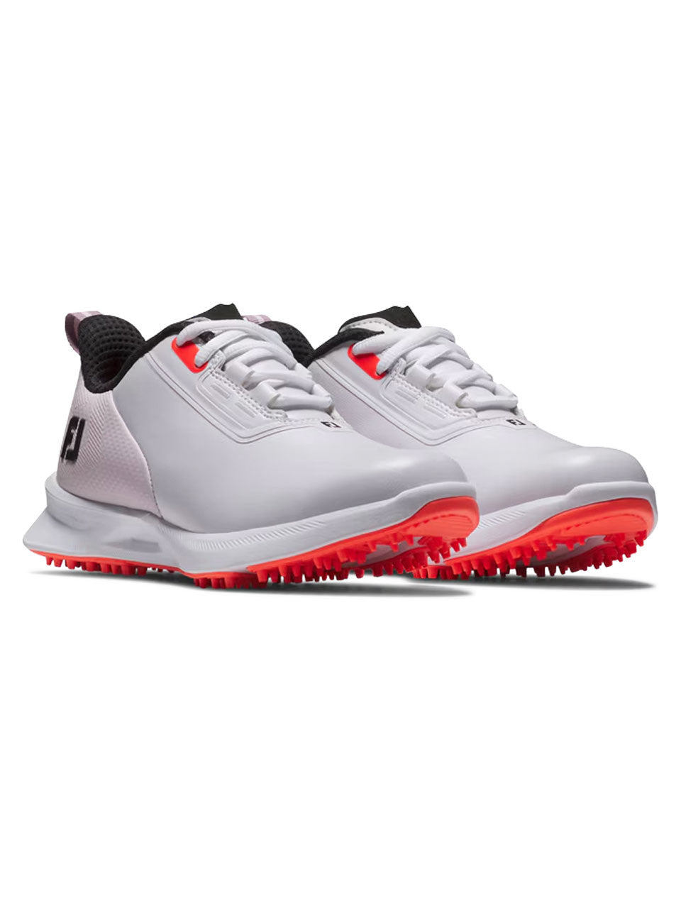 FootJoy Junior Girls Fuel Golf Shoes - White/Pink/Coral