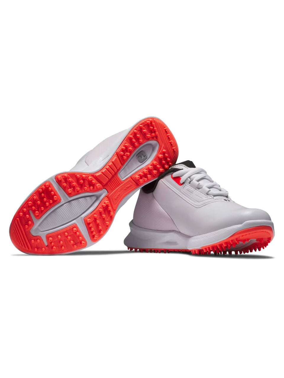 FootJoy Junior Girls Fuel Golf Shoes - White/Pink/Coral