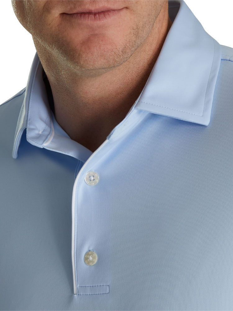 FootJoy Long Sleeve Sun Protection Polo - Sky