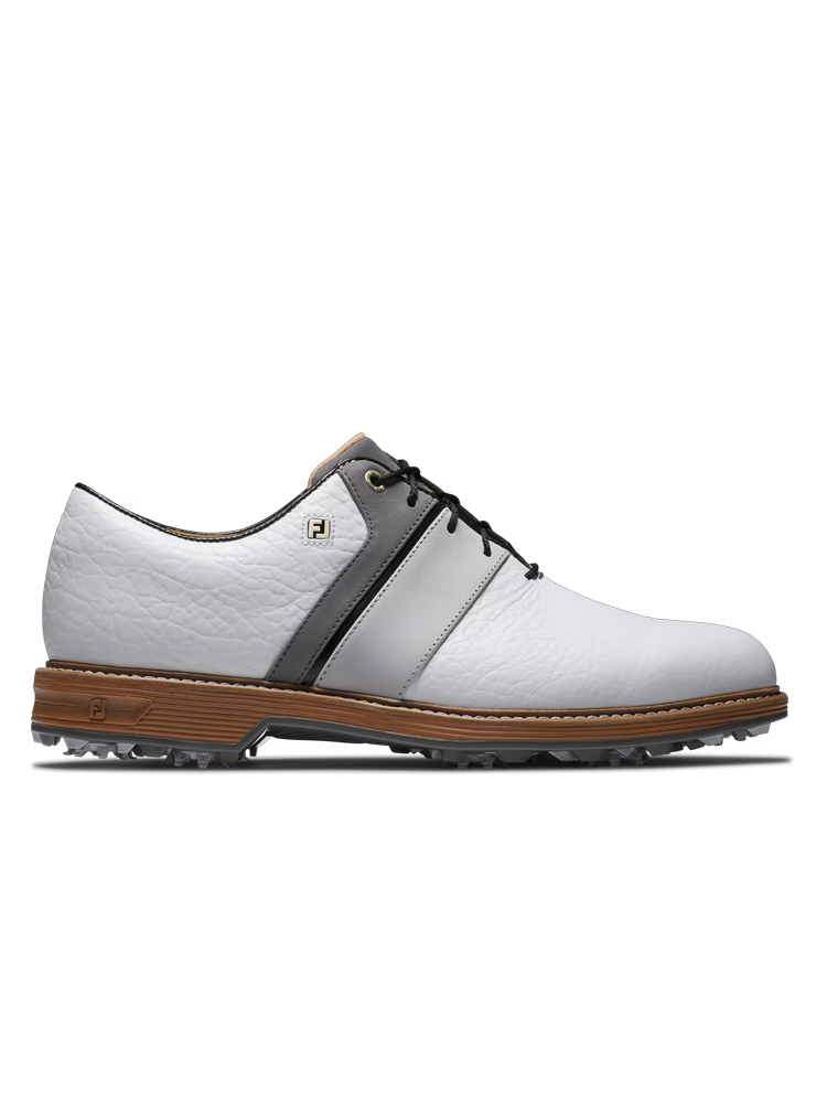 FootJoy Premiere Packard LX Golf Shoes - White/Charcoal