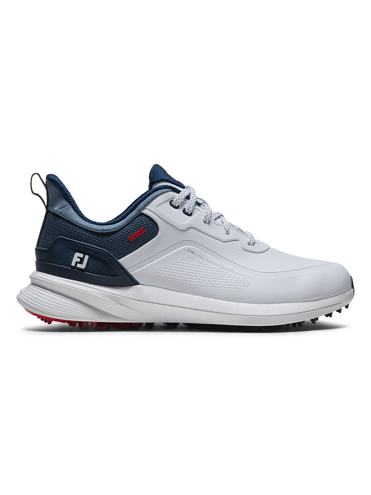FootJoy Pro SL Golf Shoes - White/Blue/Red