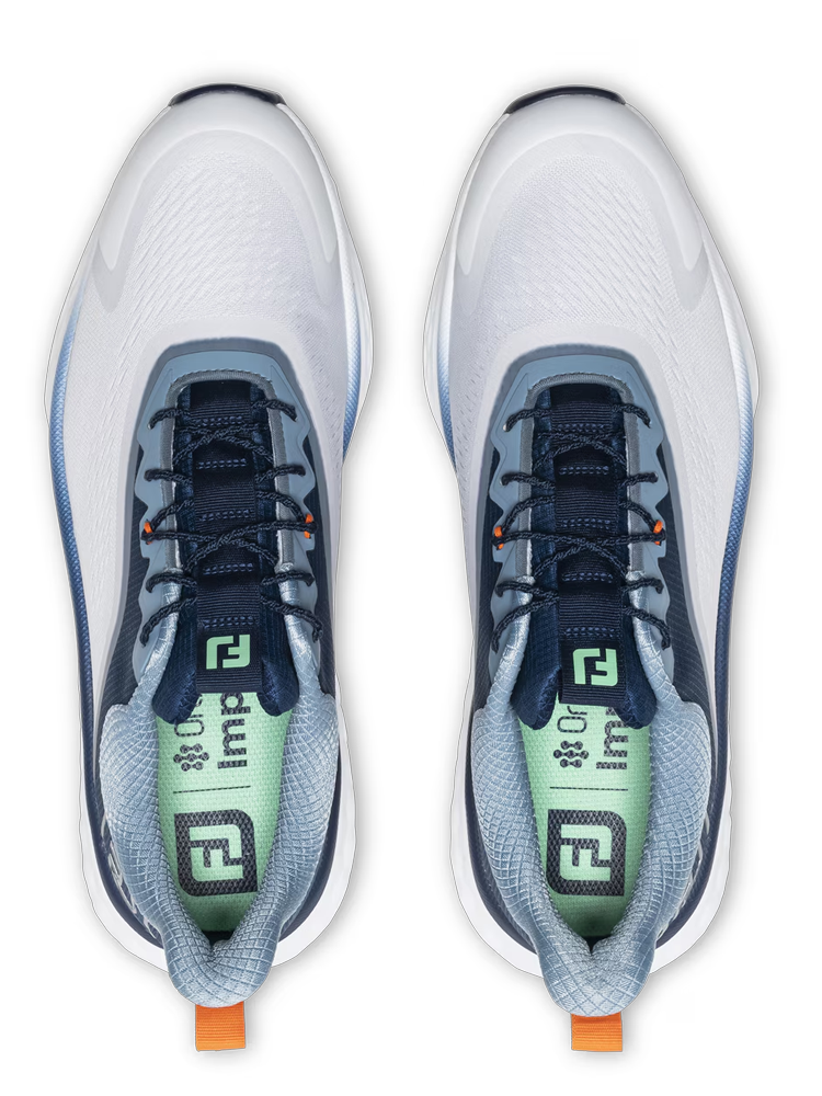 FootJoy Quantum Textile Golf Shoes - White/Navy