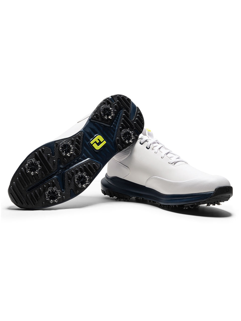 FootJoy Tour Rival Golf Shoes - White/Navy
