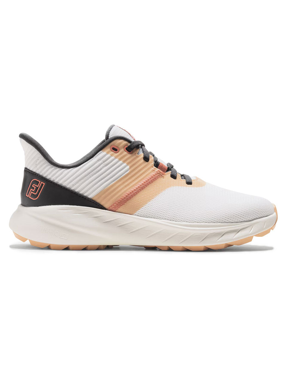 FootJoy Women's Flex Athletic Golf Shoes - White/Pink/Orange