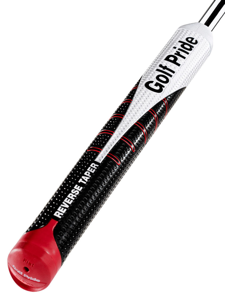 Golf Pride Reverse Taper Flat Putter Grip - Black/White