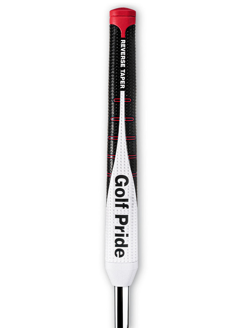 Golf Pride Reverse Taper Pistol Putter Grip - Back/White