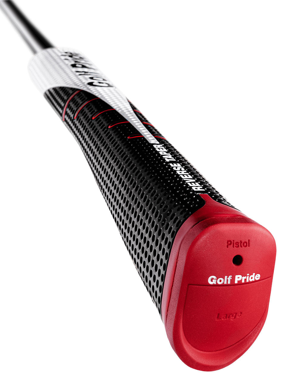 Golf Pride Reverse Taper Pistol Putter Grip - Back/White