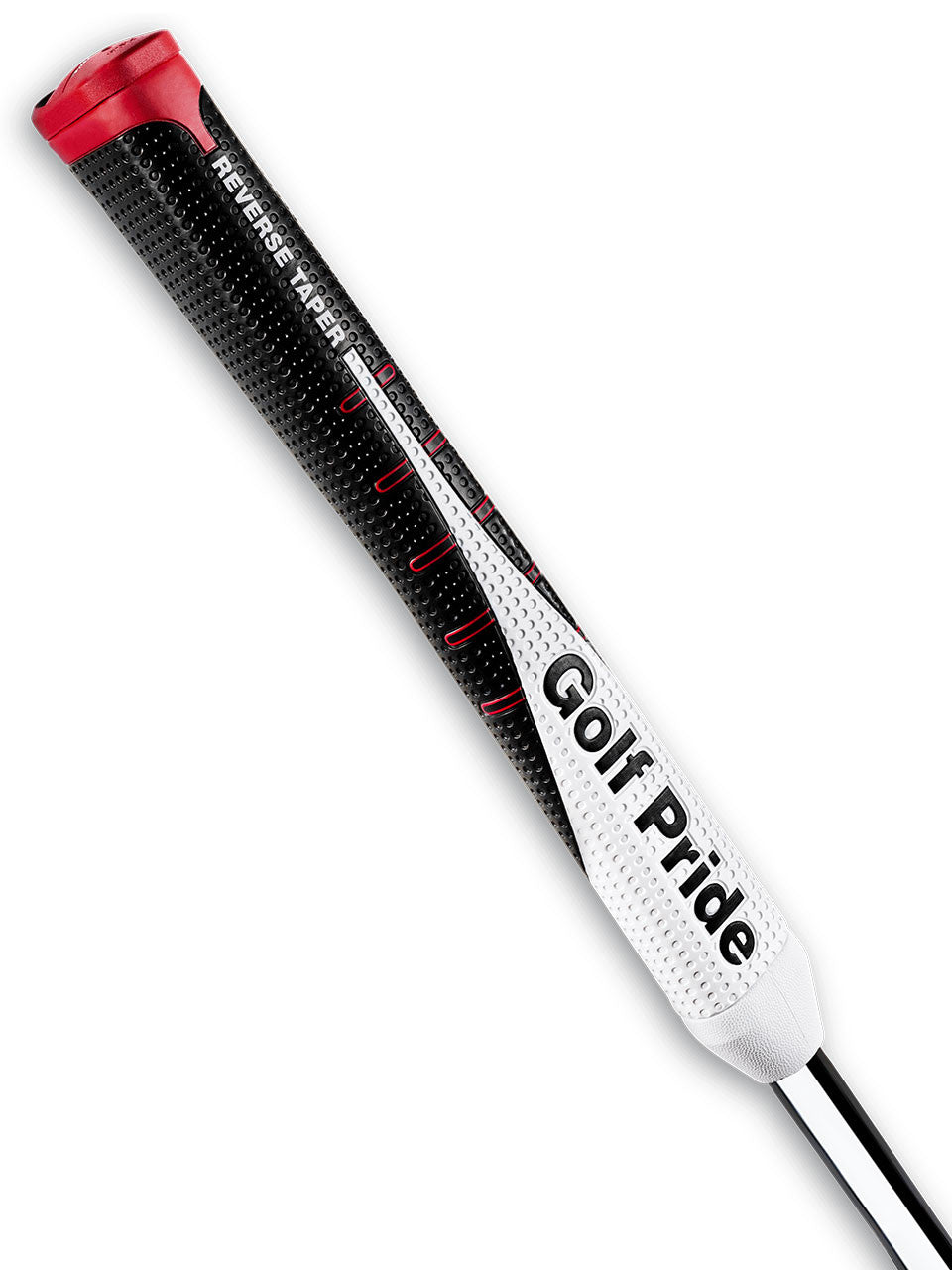 Golf Pride Reverse Taper Pistol Putter Grip - Back/White