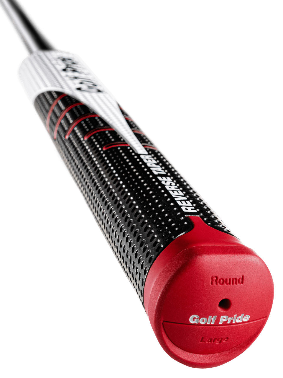 Golf Pride Reverse Taper Round Putter Grip - Black/White