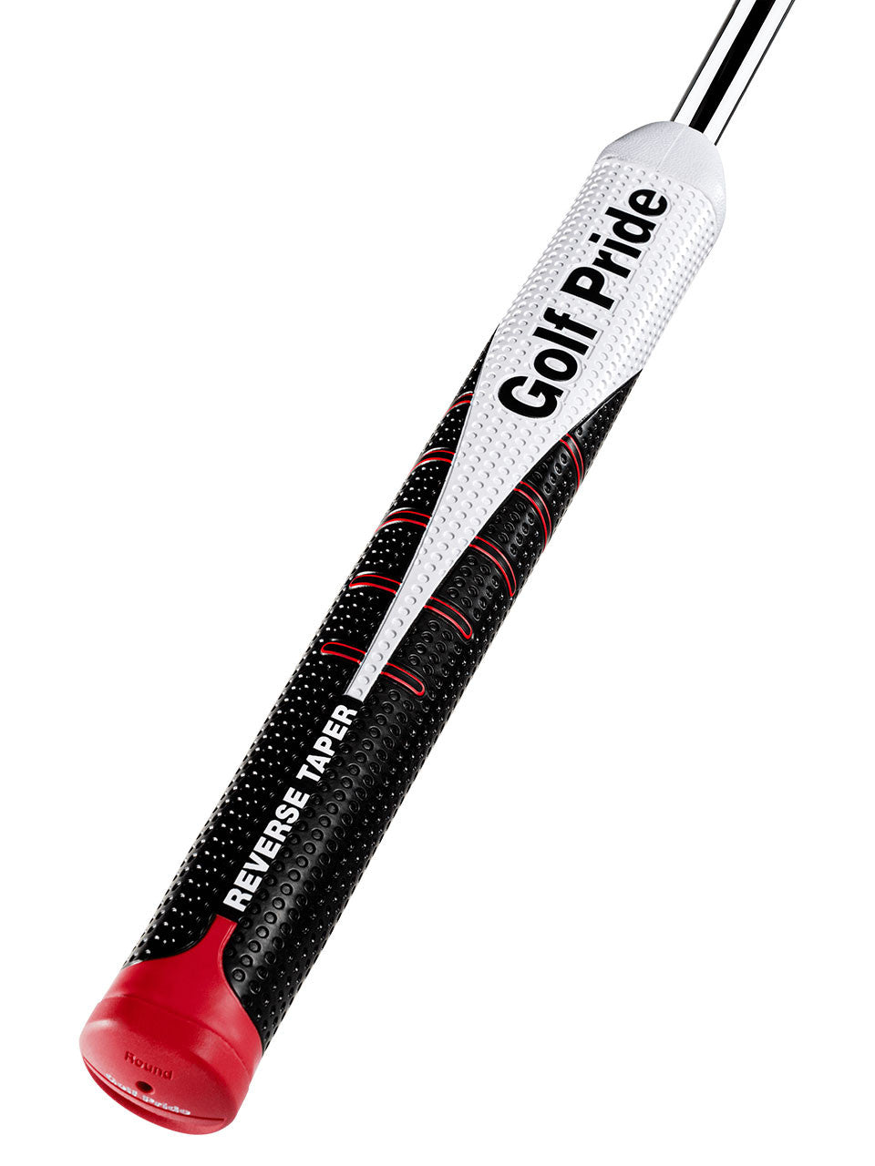 Golf Pride Reverse Taper Round Putter Grip - Black/White