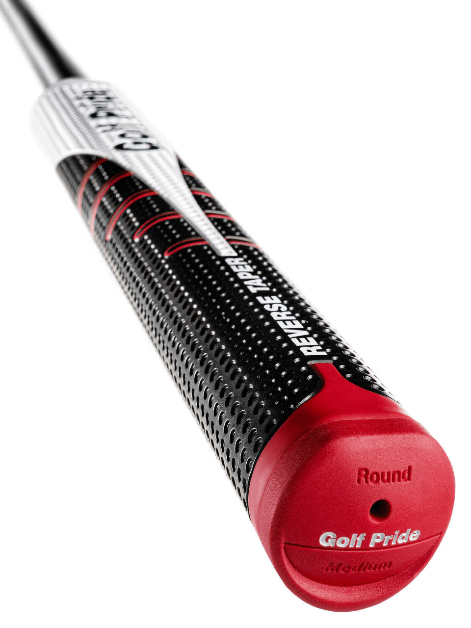 Golf Pride Reverse Taper Round Putter Grip - Black/White