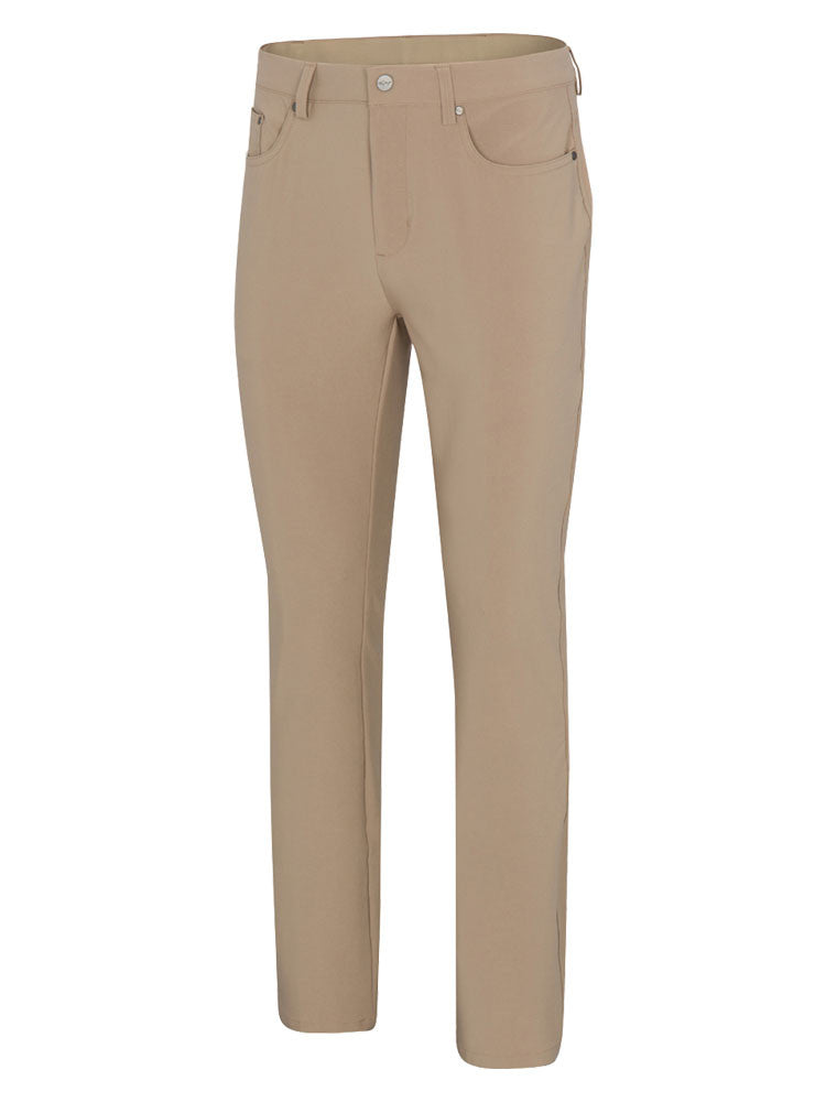 Greg Norman 4-Way Stretch 5-Pocket Tech Pant - Bamboo