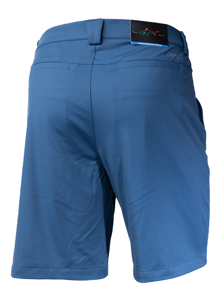 Greg Norman Long Drive Knit Shorts - Dark Denim