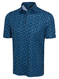 Greg Norman ML75 Starfish Printed Polo - Navy