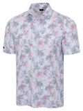 Greg Norman ML75 Stretch Mesh Celebration Polo - White