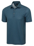 Greg Norman ML75 Stretch Mesh Parrot Paradise Polo - Nocturne