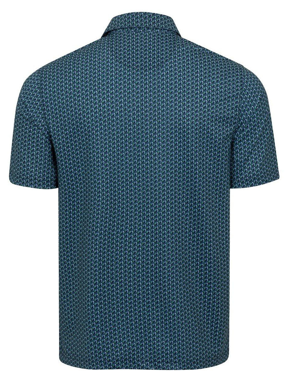 Greg Norman ML75 Stretch Mesh Parrot Paradise Polo - Nocturne