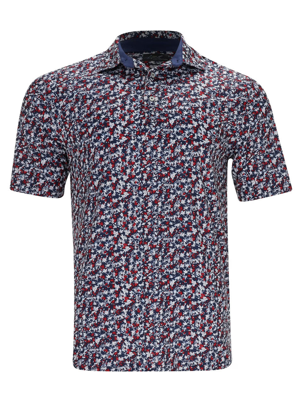 Greg Norman ML75 Stretch Mesh Prestige Polo - Navy