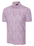 Greg Norman Play Dry Trellis Polo - Deep Mauve