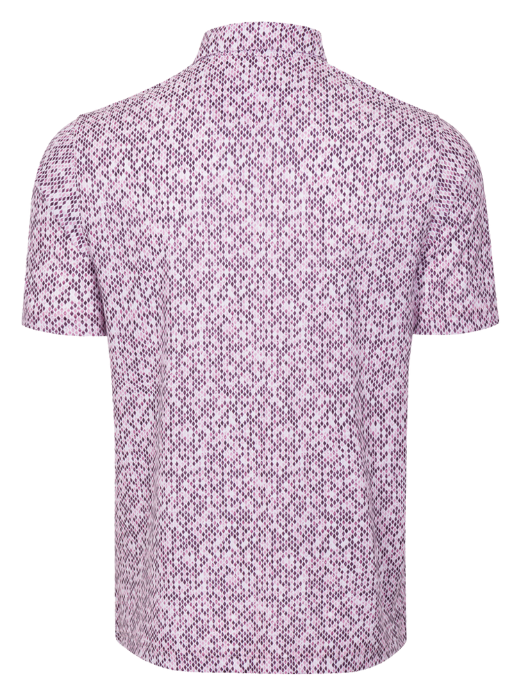 Greg Norman Play Dry Trellis Polo - Deep Mauve