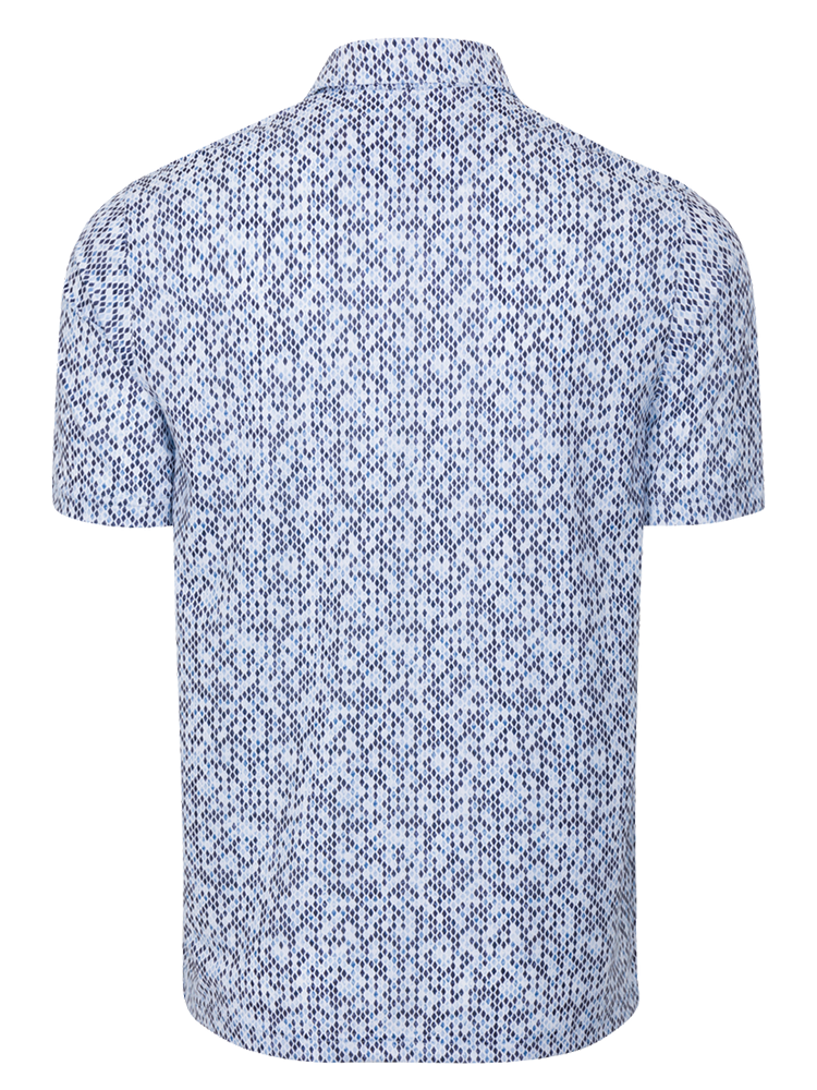 Greg Norman Play Dry Trellis Polo - Navy